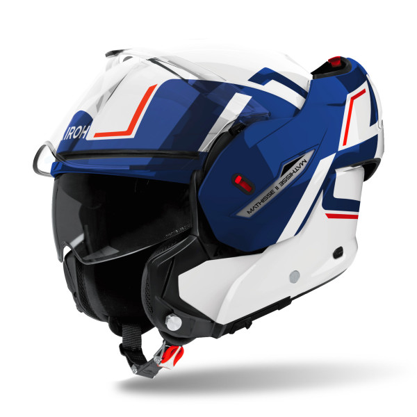 Airoh Airoh mathisse ii helmet genius blue red gloss - sm (55-56cm)